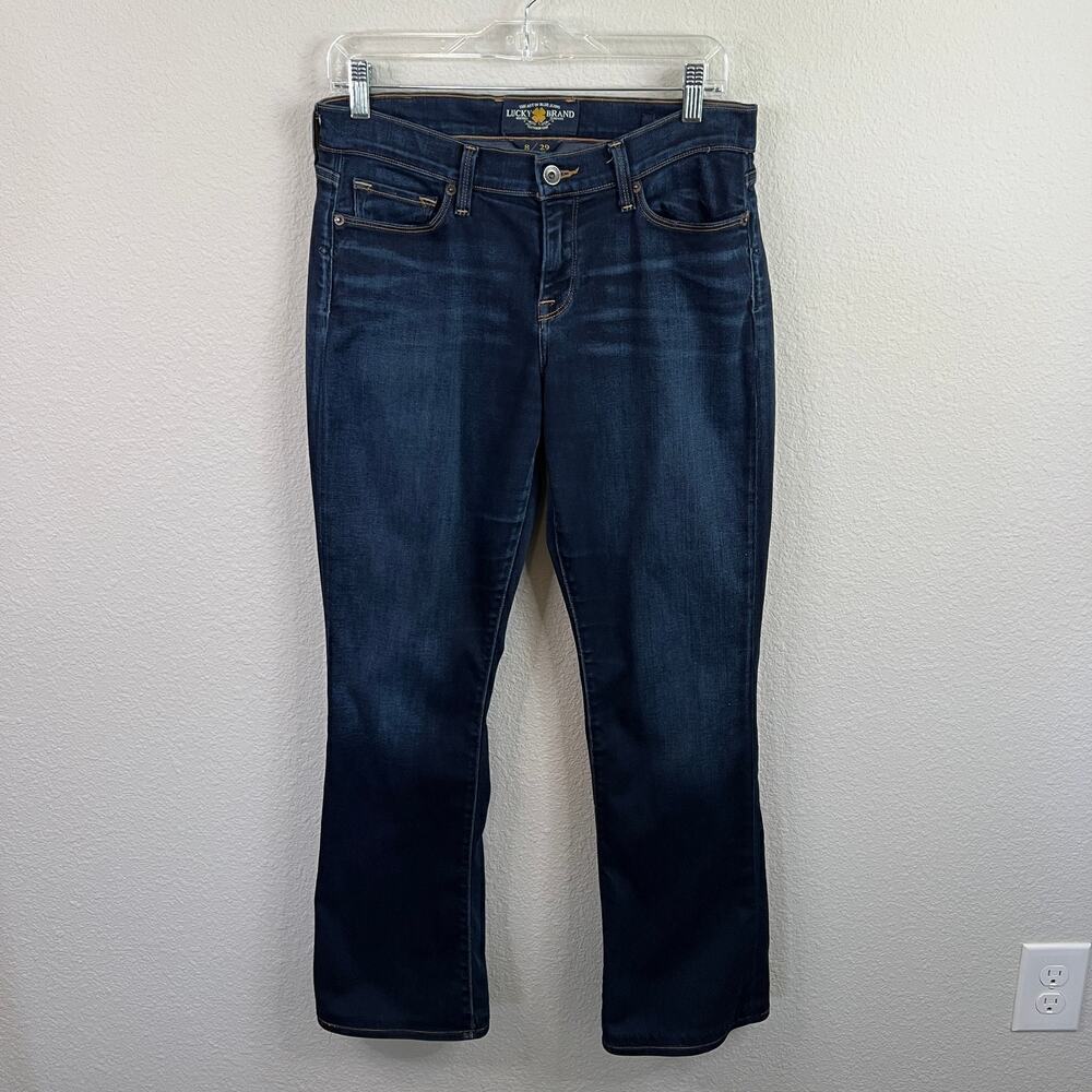 Lucky Brand Sofia Bootcut Jeans Women's 8/29 Dark Wash Mid Rise Stretch Denim